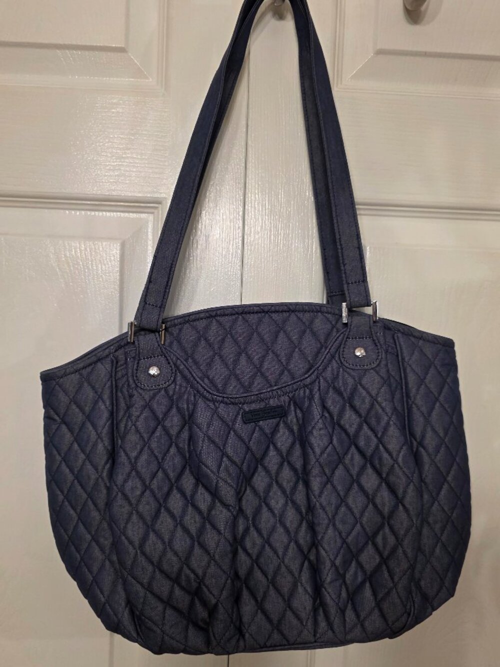 Vera Bradley Denim Quilted Tote Bag